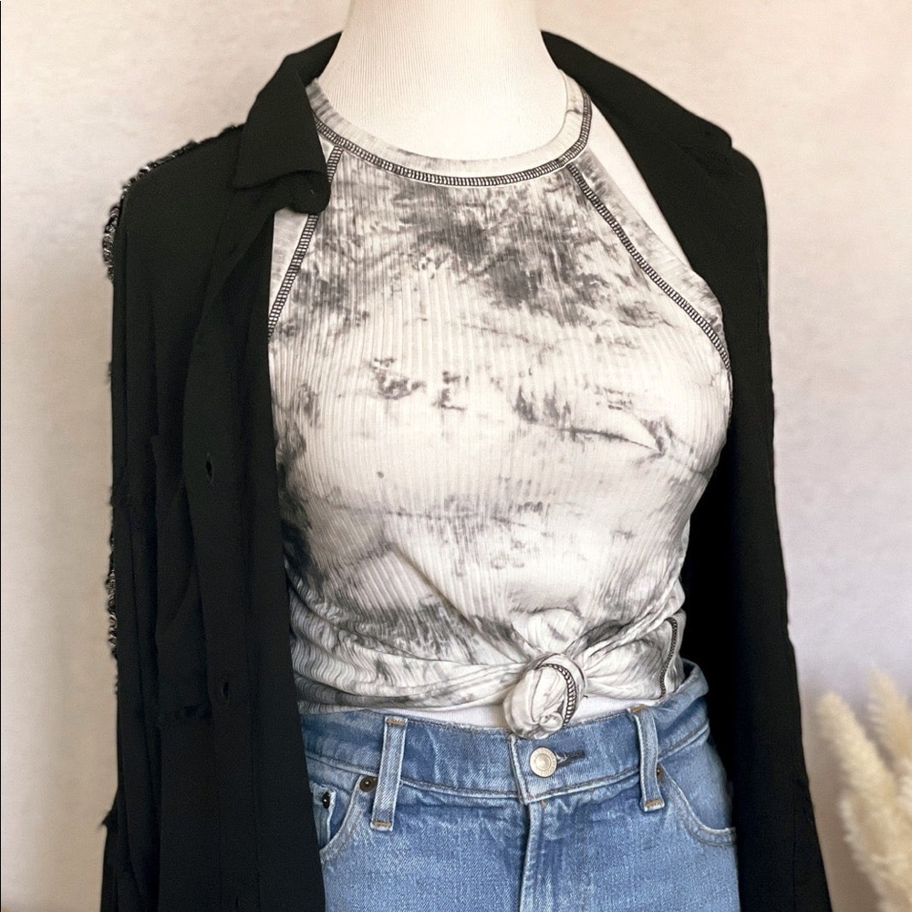 Essential Tie-Dye Ribbed Tank - Picture 7 of 7